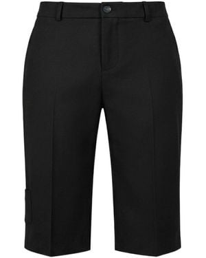 Paloma Wool Marisa Pressed-Crease Tailored Shorts - Black