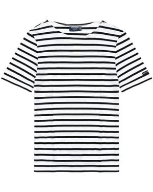 Saint James Striped T-Shirt - Blue