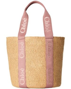 Chloé Doublehandle Tote Bag - White
