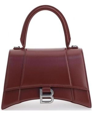 Balenciaga Hourglass Small Handbag - Red