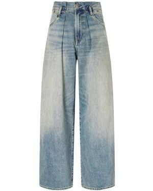 R13 Low-Rise Wide-Leg Jeans - Blue