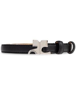 Courreges Courrèges Logo Buckle Belt - White