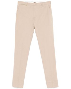 ZEGNA Concealed-Fastening Trousers - Natural