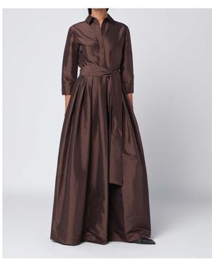 Jonathan Simkhai Tie-Waist Maxi Dress - Brown