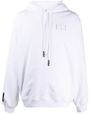 McQ Drawstring Hoodie - White