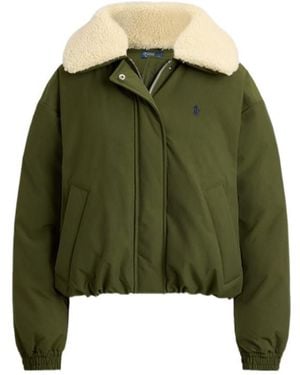 Polo Ralph Lauren Long-Sleeved Down Jacket - Green
