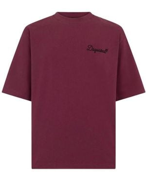 DSquared² Short Sleeve T-Shirt - Red