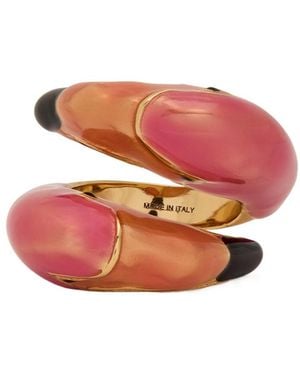 Chloé Enamelled Ring - Pink