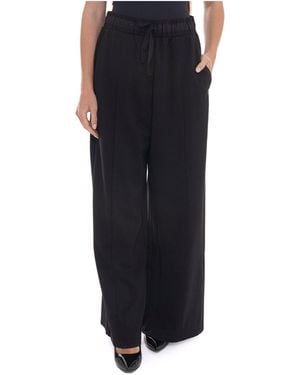 Weekend by Maxmara Drawstring Wide-Leg Pants - Black