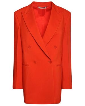 Stella McCartney Silhouette Suit Coat - Red