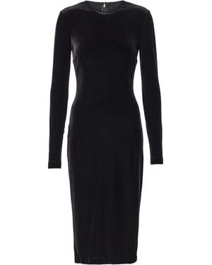 Dolce & Gabbana Long-Sleeved Dress - Black
