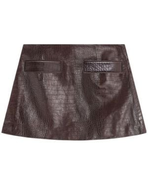 Frankie Shop Rory Skirt - Brown