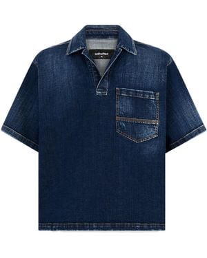 DSquared² Short Sleeve Denim Shirt - Blue
