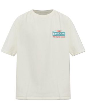 Rhude Graphic-Print T-Shirt - White