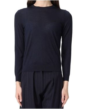 BOSS Virgin Wool Jumper - Blue