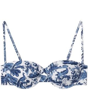 STAUD Swim Top - Blue