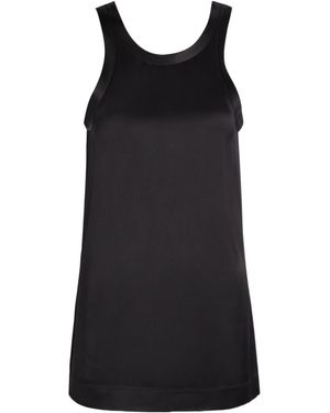 TOTEME Satin Tank Top - Black