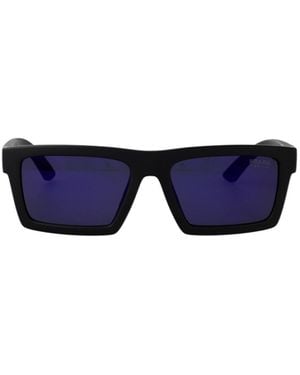 Prada Linea Rossa Rectangular Sunglasses - Blue