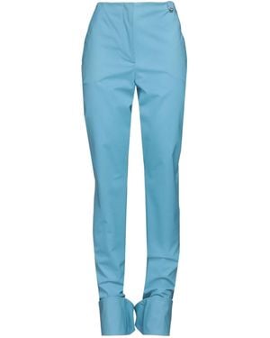 Jacquemus Solid-Color Wool Trousers - Blue