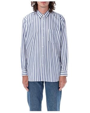 Comme des Garçons Long-Sleeved Striped Shirt - Blue