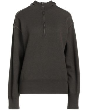 Burberry Solid-Color Hooded Knit Jacket - Black
