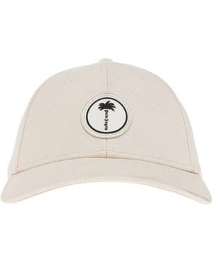 Palm Angels Logo Hat - White