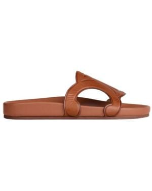 Celine Triomphe Slide - Brown