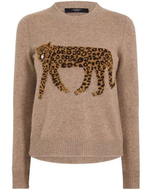 Weekend by Maxmara Round Neck Sweater - Brown