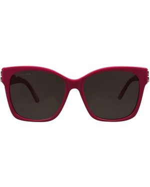 Balenciaga Minimalist Square Sunglasses - Purple