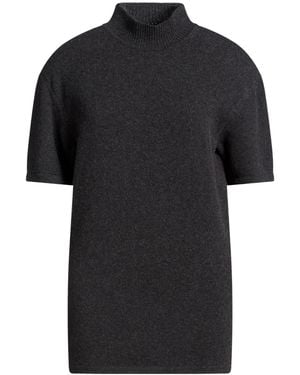Jacquemus Solidcolor Knit Sweater - Black