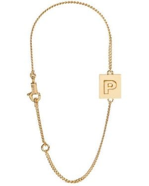 Celine Alphabet P Bracelet - Metallic