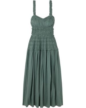 Doen Poplin Dress - Green