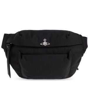 Vivienne Westwood Orb Plaque Belt Bag - Black