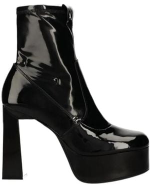 ARMANI EXCHANGE Logo Boots - Black