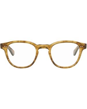 Garrett Leight Evan Non-Prescription Glasses - Metallic