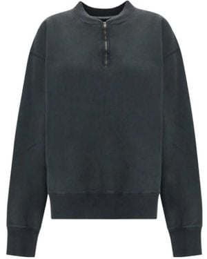 Maison Margiela Half Zipped Sweatshirt - Gray