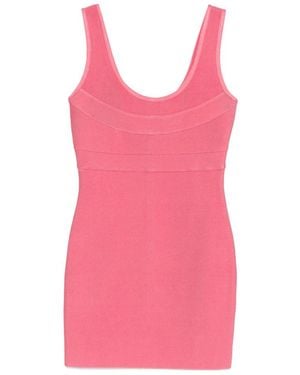 Hervé Léger Amara Mini Dress - Pink