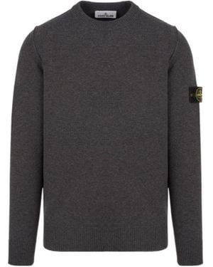 Stone Island Regular-Fit Crewneck Sweatershirt - Gray