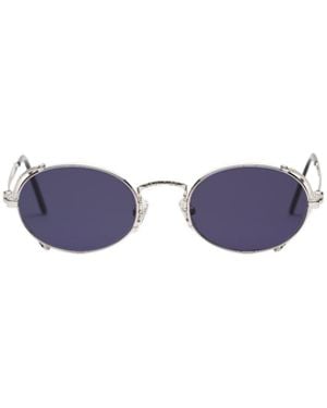 Jean Paul Gaultier The 55-3175 Round-Frame Sunglasses - Blue