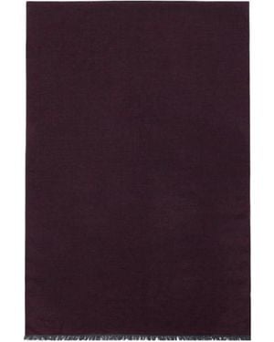 Ferragamo Logo Tassel Scarf - Purple