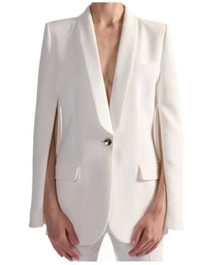 Barbara Bui Zip-Up Sleeve Blazer - White