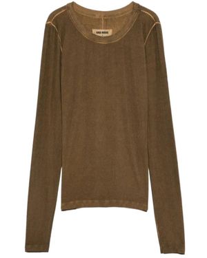 Uma Wang Crew Neck T-Shirt - Green