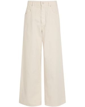 Brunello Cucinelli Wide-Leg Jeans - White