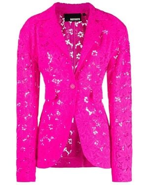 ROTATE BIRGER CHRISTENSEN Single-Breasted Suit Jacket - Pink