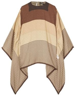 Balmain Printed Cape - Natural