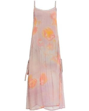 DIESEL Vanya Utlt Sheer Maxi Dress - Pink