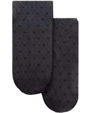 Tom Ford Bow Pattern Tights - Blue
