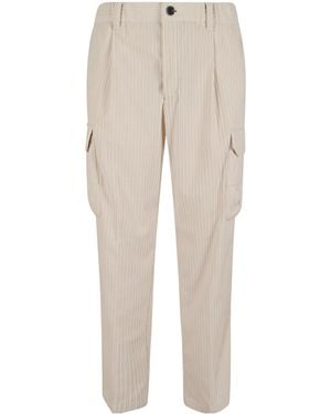 Herno Logo Casual Pants - Natural