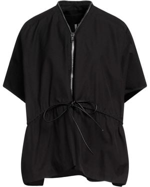 Rick Owens Solid-Color Casual Jacket - Black