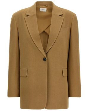 The Row Ezri Single-Breasted Blazer - Green